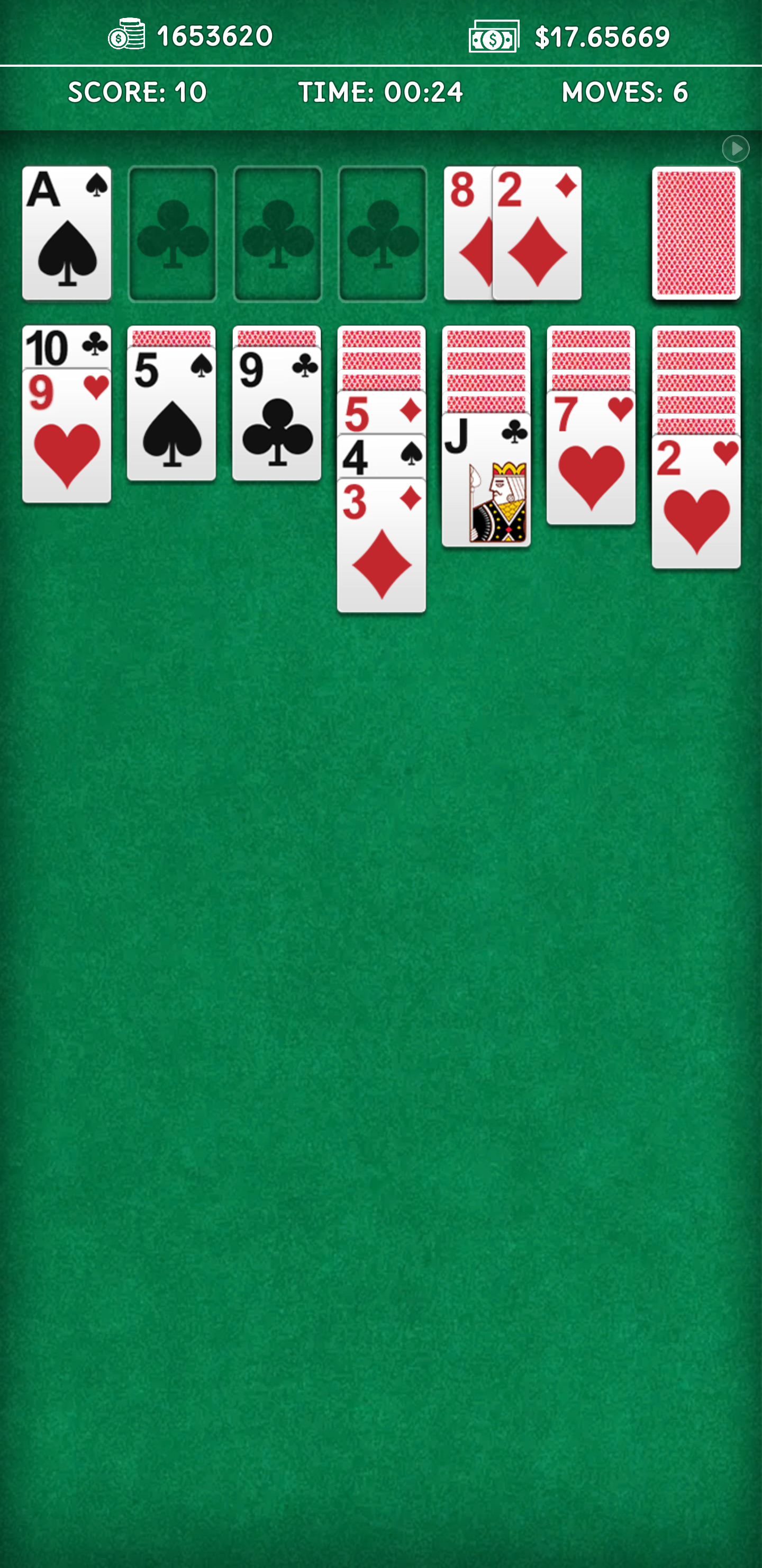 solitaire real money screenshot 1